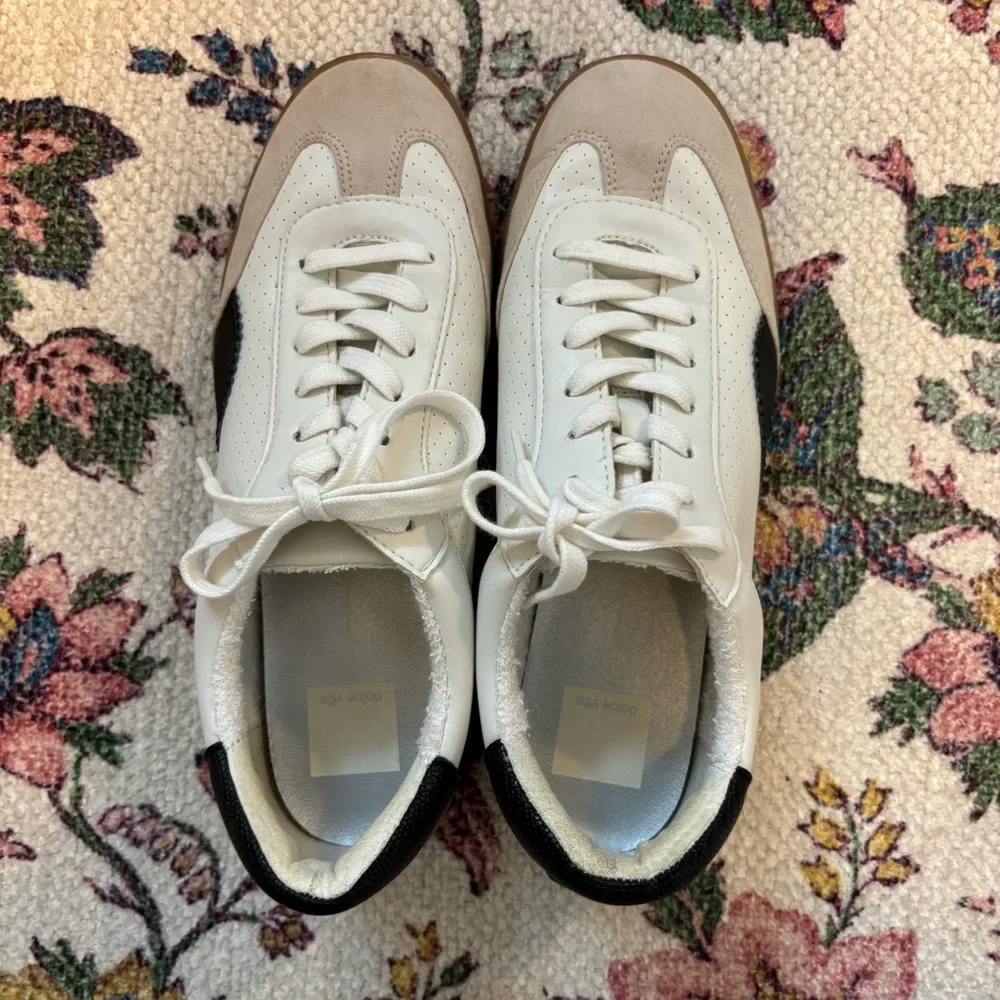 Dolce Vita Black and White Sneakers - Picture 7 of 12